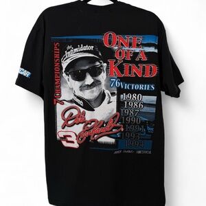 vintage 90s NASCAR Dale Earnhardt Jr. racing graphic t-shirt size medium